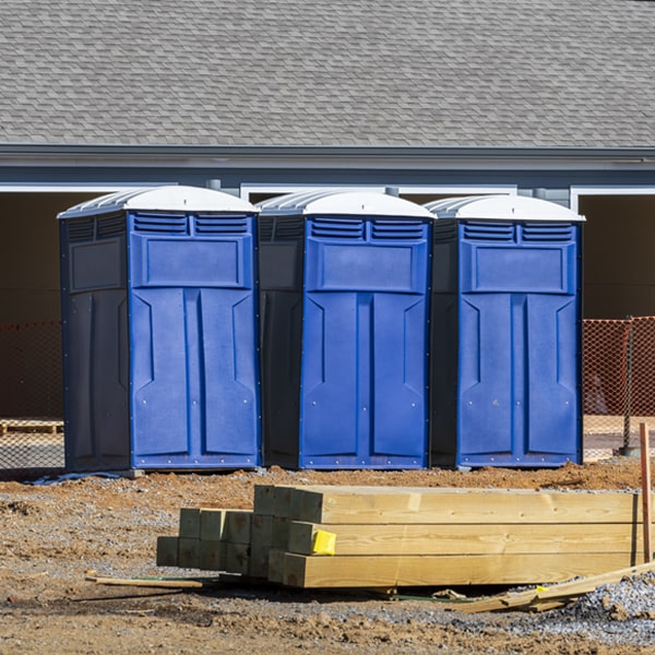 is there a specific order in which to place multiple portable toilets in Stewartsville MO